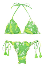 Charger l'image dans la galerie, Product Front: Rio De Sol Ensemble Set Green-Palms Frufru-Fio
