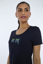 Charger l'image dans la galerie, Image 04: Alto Giro Fitness Haut T-Shirt Skin Fit Inspiracionais Preto
