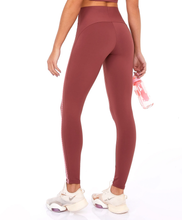 Charger l'image dans la galerie, Model Back: Alto Giro Fitness Bas Legging Bodytex Ii Com Laser E Fusao Marrom Mahogany

