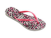 Charger l'image dans la galerie, Model Front: Havaianas Tongs Slim Animals White/Rose
