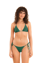 Charger l'image dans la galerie, Model Front: Rio De Sol Bas Bottom Shimmer-Palace Cheeky-Tie
