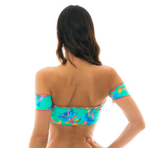 Charger l'image dans la galerie, Image 06: Rio De Sol Haut Top Acqua Flora Off Shoulder
