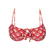 Charger l'image dans la galerie, Product Front: Rio De Sol Haut Top Floral-Scales Balconet-Tie
