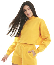 Charger l&#39;image dans la galerie, Image 02: Alto Giro Fitness Haut Cropped M3Cbs Gola Alta Amarelo Amber
