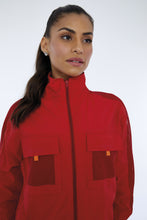 Charger l&#39;image dans la galerie, Image 05: Alto Giro Fitness Haut Jaqueta Techno Taslon Com Bolsos Vermelho Haute Red
