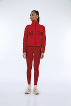 Charger l&#39;image dans la galerie, Image 07: Alto Giro Fitness Haut Jaqueta Techno Taslon Com Bolsos Vermelho Haute Red
