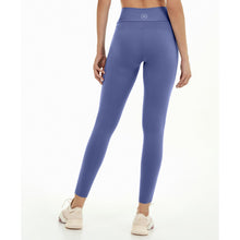 Charger l&#39;image dans la galerie, Model Back: Alto Giro Fitness Bas Legging Bodytex Com Elastico Vazado Azul Moonlight
