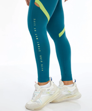 Charger l&#39;image dans la galerie, Image 02: Alto Giro Fitness Bas Legging Bodytex Vazado Lateral Sport Way Verde Running
