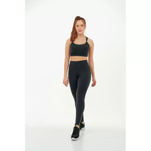 Charger l&#39;image dans la galerie, Image 04: Alto Giro Fitness Bas Legging Supplex Ziper Barra Preto
