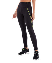 Charger l&#39;image dans la galerie, Model Front: Alto Giro Fitness Bas Legging Velocity Com Fusao Preto

