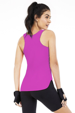 Charger l&#39;image dans la galerie, Model Back: Alto Giro Fitness Haut Regata Skin Fit Alongada Gola V Pink Orchid
