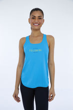 Charger l&#39;image dans la galerie, Model Front: Alto Giro Fitness Haut Regata Skin Fit Inspiracional Azul Vivid
