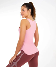 Charger l&#39;image dans la galerie, Model Back: Alto Giro Fitness Haut Regata Skin Fit Inspiracional Rosa Icing
