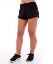 Charger l&#39;image dans la galerie, Model Front: Alto Giro Fitness Bas Shorts Tecnospan 2 Em 1 Preto
