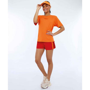Image 04: Alto Giro Fitness Haut T-Shirt Skin Fit Make It Fun Laranja Gym