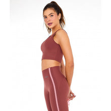 Charger l&#39;image dans la galerie, Image 02: Alto Giro Fitness Haut Top Bodytex Ii Com Laser Marrom Mahogany
