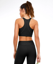 Charger l&#39;image dans la galerie, Model Back: Alto Giro Fitness Haut Top Hyper Nadador Com Frisos Preto
