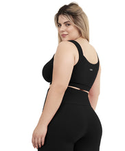 Charger l&#39;image dans la galerie, Model Back: Alto Giro Fitness Haut Top Supplex Alcas Plus Preto
