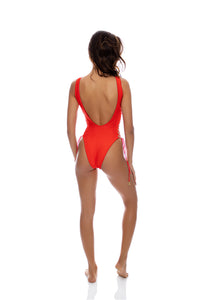 Bodysuit Hot Tropics Red