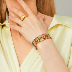 Cuff Alonzo Gold Hipanema