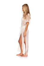 Charger l&#39;image dans la galerie, Fringe Long Caftan Off White
