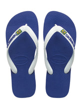 Charger l&#39;image dans la galerie, Product Front: Havaianas Tongs Brasil Logo Marine Blue
