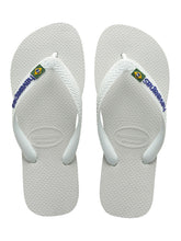 Charger l&#39;image dans la galerie, Product Front: Havaianas Tongs Brasil Logo White
