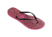 Charger l&#39;image dans la galerie, Product Front: Havaianas Tongs Havaianas Slim Animals Shocking Pink
