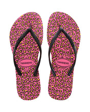 Charger l&#39;image dans la galerie, Image 03: Havaianas Tongs Havaianas Slim Animals Shocking Pink
