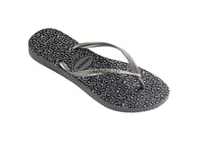 Charger l&#39;image dans la galerie, Product Front: Havaianas Tongs Havaianas Slim Animals Steel Grey
