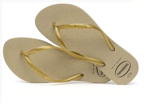 Model Back: Havaianas Tongs Havaianas Slim Gloss Areia