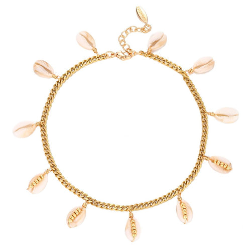 Product Front: Hipanema Bracelet De Cheville Ankle Bracelet Shalow Gold
