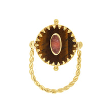 Charger l&#39;image dans la galerie, Model Front: Hipanema Bague Miamor Amber Hipanema
