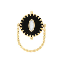 Charger l&#39;image dans la galerie, Model Front: Hipanema Bague Miamor Black Hipanema
