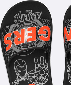 Image 05: Ipanema Tongs Ipanema Avengers Slide Preto Cinza Laranja