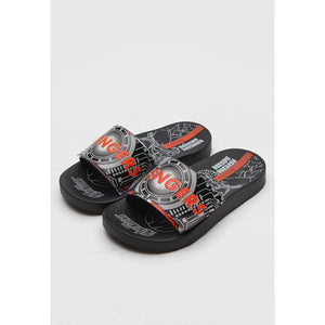 Image 07: Ipanema Tongs Ipanema Avengers Slide Preto Cinza Laranja