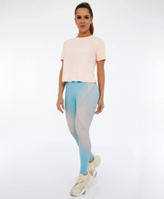 Charger l&#39;image dans la galerie, Legging Blackout Bio Recortes Degrade Azul Bio
