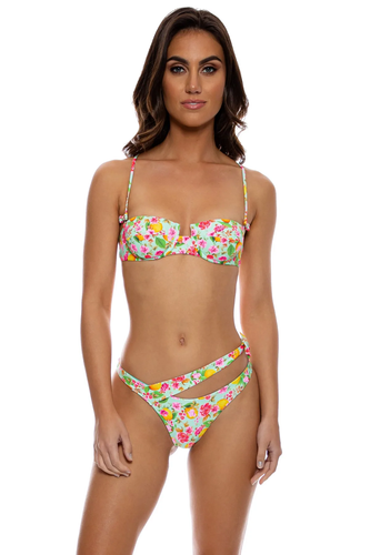 Model Front: Luli Fama Ensemble Sweetheart Limoncello