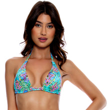 Charger l&#39;image dans la galerie, Gallery: Luli Fama Haut Top Full Ruched Aqua
