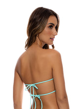 Charger l&#39;image dans la galerie, Model Back: Luli Fama Haut Top Multiway Icon Seafoam
