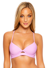 Charger l&#39;image dans la galerie, Model Front: Luli Fama Haut Top Peek A Boo Cosita Buena Lavanda
