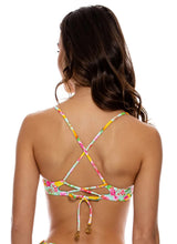 Charger l&#39;image dans la galerie, Model Back: Luli Fama Haut Top Sweetheart Limoncello
