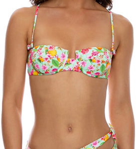 Image 04: Luli Fama Haut Top Sweetheart Limoncello
