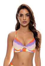 Charger l&#39;image dans la galerie, Model Front: Luli Fama Haut Top Underwire Miami Sunsets
