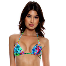 Charger l&#39;image dans la galerie, Gallery: Luli Fama Haut Top Wavy Ruched Multicolor
