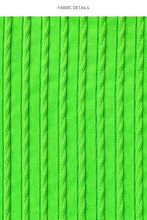 Charger l&#39;image dans la galerie, Image 05: Luli Fama Haut Top Wavy Ruched Que Sera Sera Neon Lime
