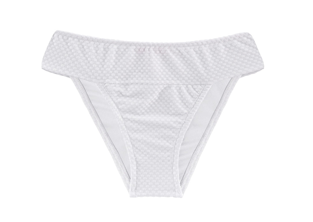 Product Front: Rio De Sol Bas Bottom Cloque Branco Cos Comfort