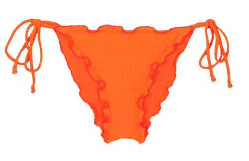 Product Front: Rio De Sol Bas Bottom Dots-Orange Frufru