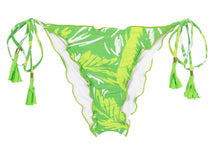 Charger l&#39;image dans la galerie, Product Front: Rio De Sol Bas Bottom Green-Palms Frufru
