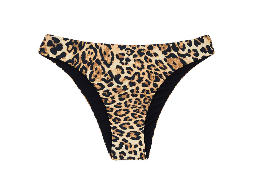 Product Front: Rio De Sol Bas Bottom Leopardo Black Babado